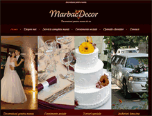 Tablet Screenshot of marbacdecor.ro